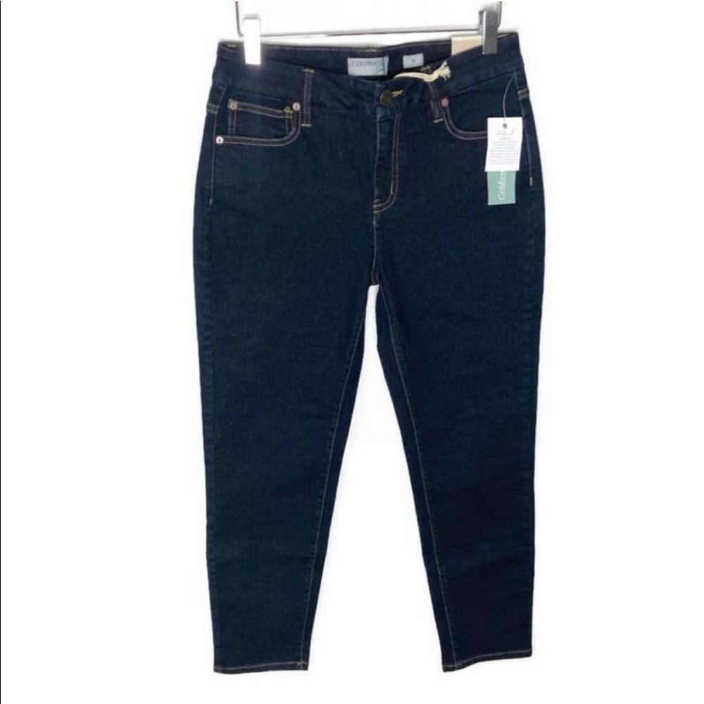 New with tags Coldwater Creek jeans, dark wash, at ankle NOT CROPPED
